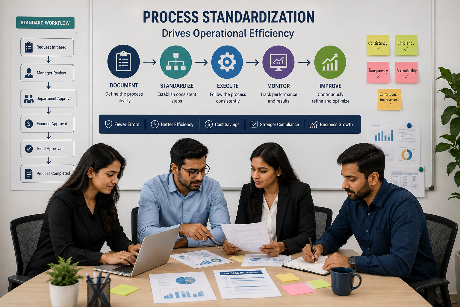 How Business Process Standardization Improves Operational Efficiency