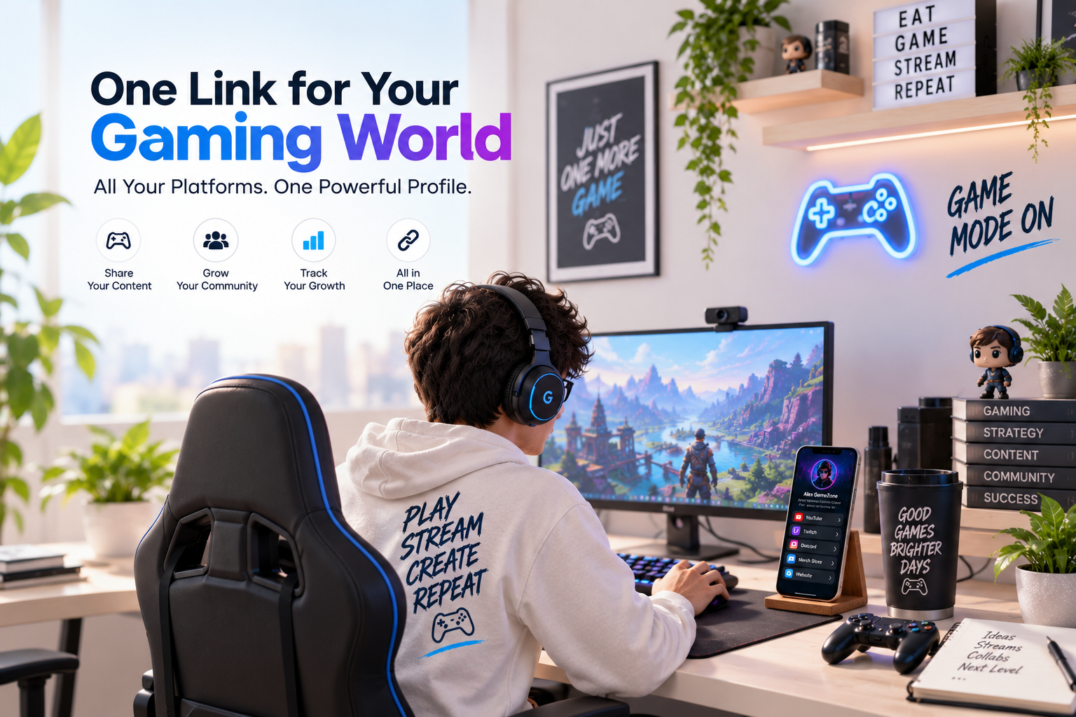 How Gaming Creators Can Build a Stronger Online Presence with One Smart Link