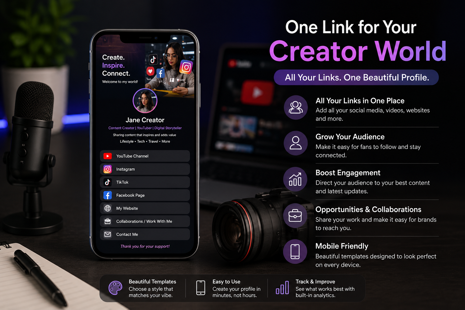 How Content Creators Can Build a Stronger Online Presence with One Smart Link